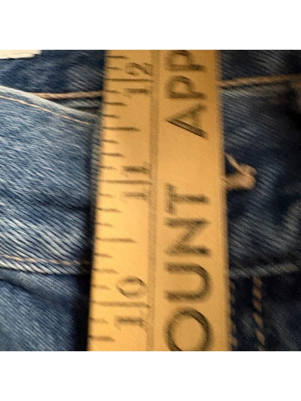 Zara Wide Leg Jeans Womens Size 8 Blue Denim High Rise 100% Cotton - Picture 8 of 13